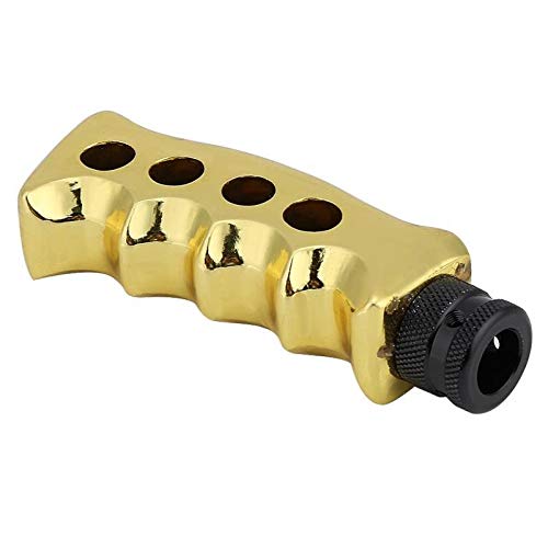 Schaltknauf,Auto Schaltknauf Schaltgetriebe Auto Gun Grip Car Styling Griff Schalthebel Knopf Schalthebel Schaltgetriebe Automatik(Gold) von TUANZUN
