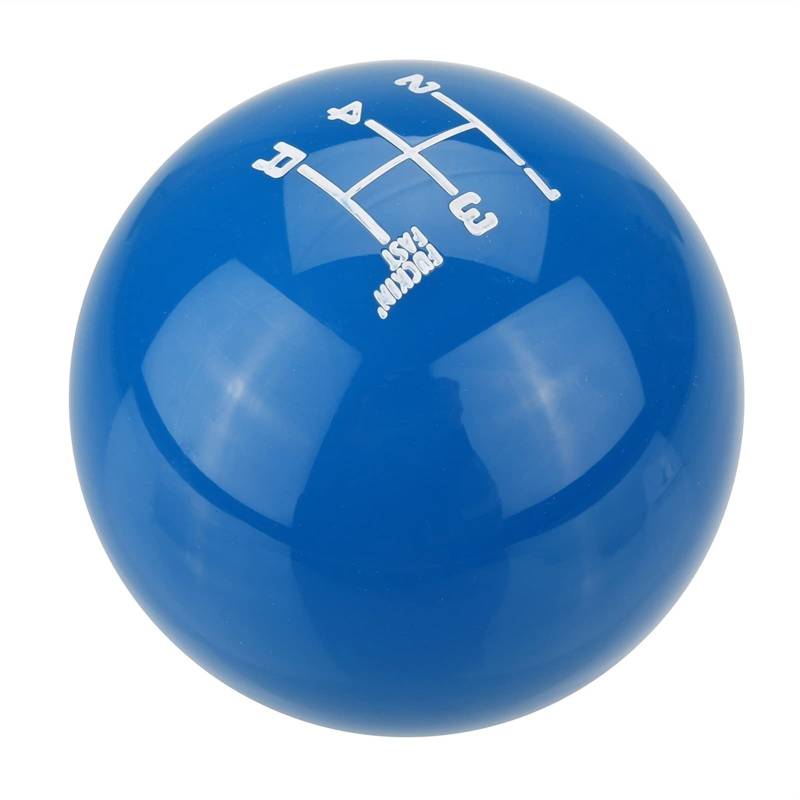 Schaltknauf,Auto Schaltknauf Universal Auto 5 Manueller Geschwindigkeit Runder Kugelgetriebeschaltknopf Kugelhebelgewinde(Blue) von TUANZUN