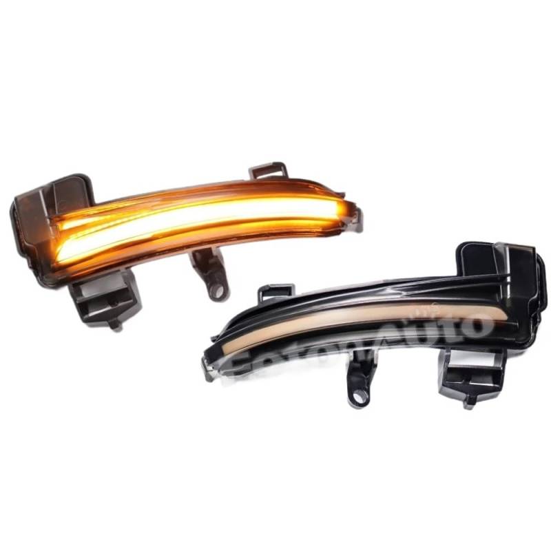 Spiegelblinker Dynamische,Dynamische Blinker Dynamisches sequentielles Seitenspiegellicht, dynamischer Blinker, Passend für Skoda Superb A7 B8 MK3 III Typ 3V 2016 2017 2018 2019(Dynamic Yellow) von TUANZUN