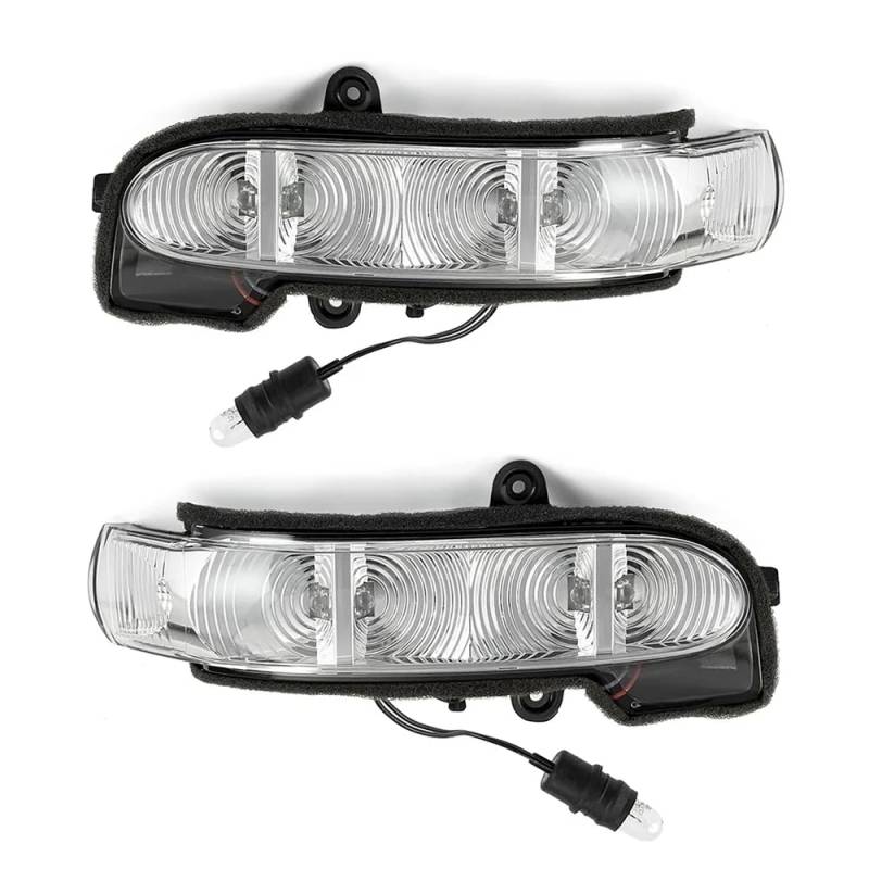 Spiegelblinker Dynamische,Dynamische Blinker Passend für Mercedes-Benz GE-Klasse W211 S211 W463 W461 2038201321 2038201421 Rückspiegelleuchte Blinker Seitenblinker(Left and Right) von TUANZUN