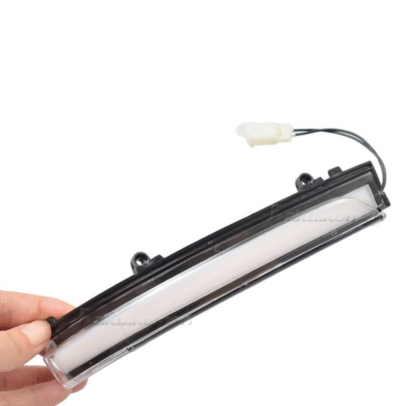 Spiegelblinker Dynamische,Dynamische Blinker Wasserblinker, dynamisch fließend, Seitenspiegel, Blinker, Passend für VW Jetta Mk6 SE 2011–2018, GOL Geracao 6/7/8(Dynamic Crystal) von TUANZUN