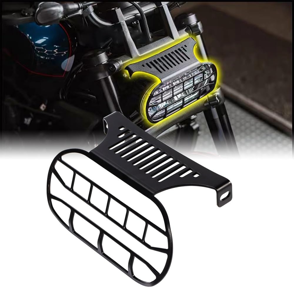 TUANZUN Motorrad Scheinwerfer Schutz Gitter Motorrad Scheinwerfer Protector Kühlergrill Schutz Abdeckung Passend Für Sportster S 1250 2021 2022 von TUANZUN