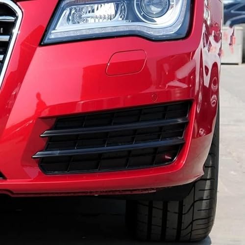 Nebelscheinwerfer Gitter für A-UDI A7 2011 2012 2013 2014 2015 Front Stoßstange Grill Kühlergrill Stoßfänger Grillgitter Blende Lampen Abdeckung Zubehör,A-Left von TUBIC