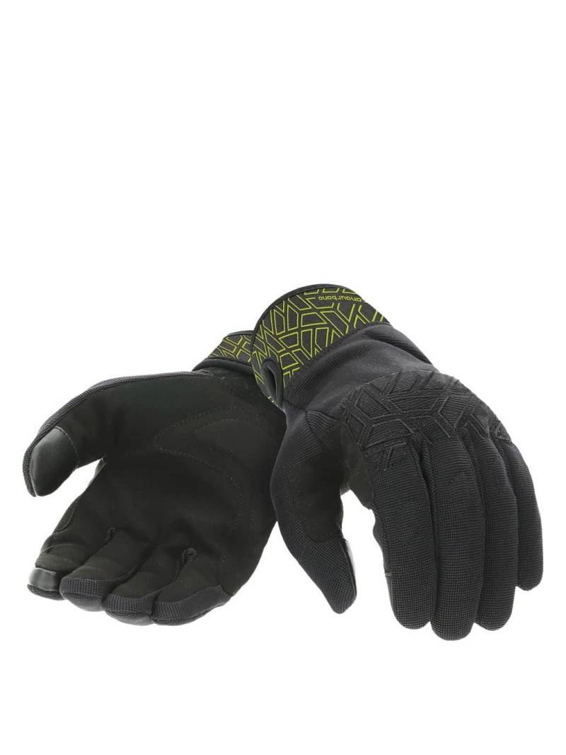 Tucano Urbano HANDSCHUHE MIKY SCHWARZ–GELB FLUO GRAPHIC S von TUCANO URBANO