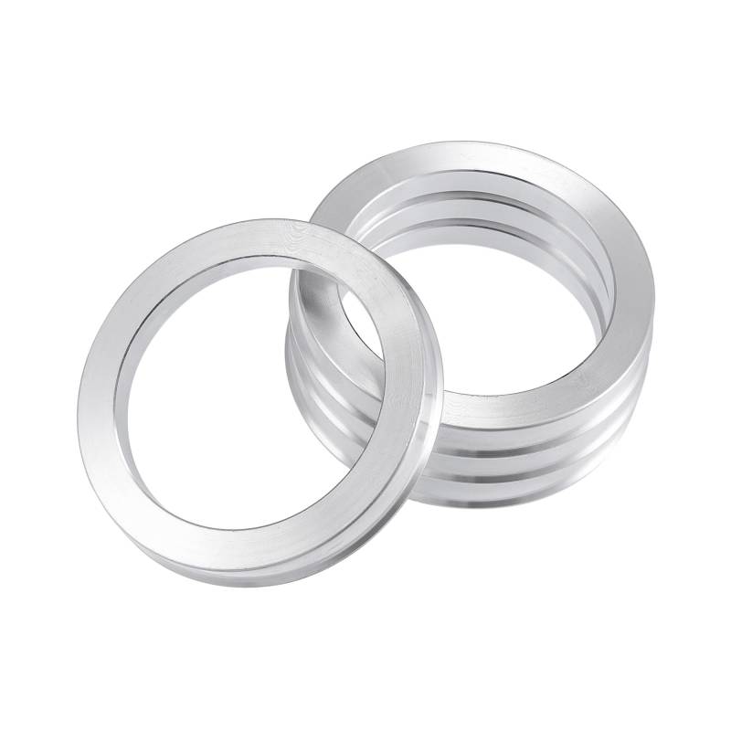 TUCKBOLD 4 Stück OD 78,1 mm auf ID 57,1 mm Aluminium-Legierung Auto-Naben-Zentrierring Autoteile von TUCKBOLD