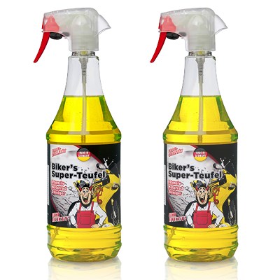 Tuga Chemie 2x 1 L BIKER´S Super-Teufel® Motorradreiniger [Hersteller-Nr. BT-1-D] von TUGA CHEMIE