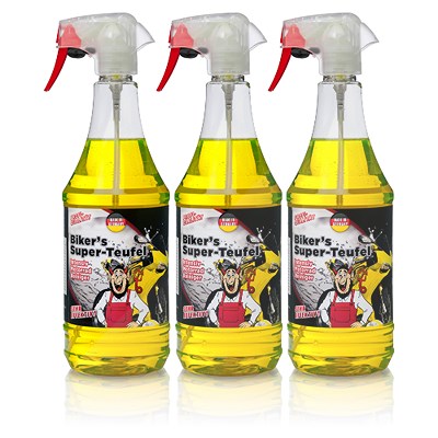 Tuga Chemie 3x 1 L BIKER´S Super-Teufel® Motorradreiniger von TUGA CHEMIE