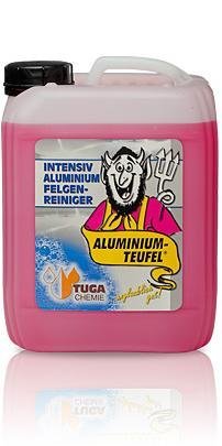 TUGA Chemie Tuga Felgenreiniger Aluminium-Teufel Aluteufel rot Alu-Teufel Intensiv Felgenteufel (5 Liter) von TUGA Chemie