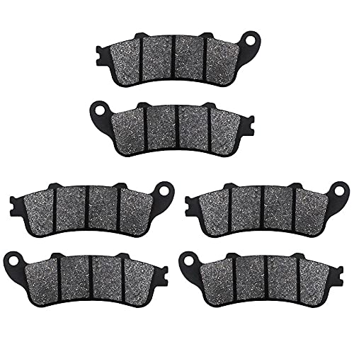 Motorrad-Bremsbeläge 3 Paar Motorrad Bremsbeläge Vorne Hinten Für NT650 Für VFR800 Für XL1000 CB1100 SF X11 Für CBR1100 Für ST1100 Für GL1800 Für NRX1800 Für VTX1800 Bremsbeläge für Motorräder(Blanc) Motorrad-Bremsbeläge 3 Paar Motorrad Bremsbeläge Vorne Hinten Für NT650 Für VFR800 Für XL1000 CB1100 SF X11 Für CBR1100 Für ST1100 Für GL1800 Für NRX1800 Für VTX1800 Bremsbeläge für Motorräder(Blanc) von TUHBCX