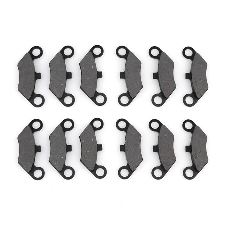 Motorrad-Bremsbeläge Für CF MOTO 500cc Für Cfmoto 500 CF500 CF600 600cc X5 X6 X8 ATV UTV 4 X Quad Bike Motorrad Teile Vordere Bremsbeläge Bremsbeläge für Motorräder(6 pair) von TUHBCX