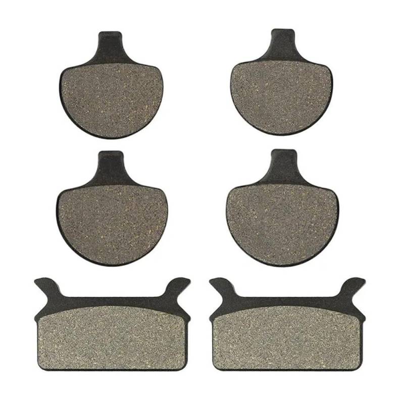 Motorrad-Bremsbeläge Für FLHR FLHRCI 1994-1999 Motorradzubehör Vorne Hinten Bremsbeläge Scheiben FLT FLHT FLHTCI 1986-1999 Bremsbeläge für Motorräder(Front and Rear) von TUHBCX