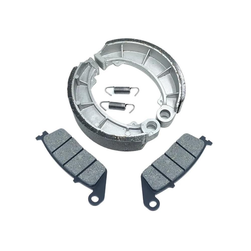 Motorrad-Bremsbeläge Für Nighthawk 750 CB750 1991-2003 NAS750 1991 Motorrad Vorne Hinten Bremsbeläge Schuh Kit Set Bremsbeläge für Motorräder(Front Rear Set) von TUHBCX