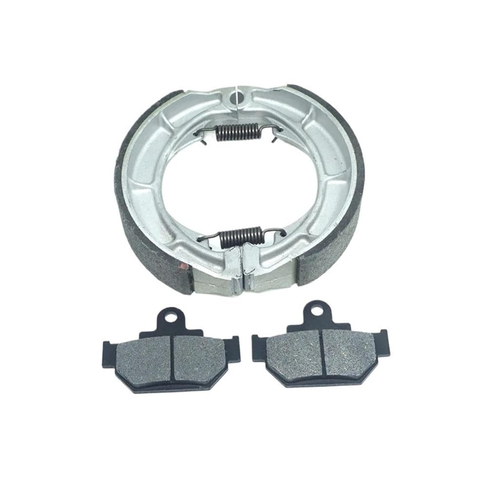 Motorrad-Bremsbeläge Für Savage LS400 F/P/U 1986-1996 LS650 F/P 1986-2004 Bremsbelag Vorne Hinten Bremsbacken Kit Set Bremsbeläge für Motorräder(Front Rear Set) von TUHBCX