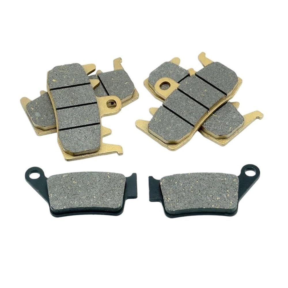 Motorrad-Bremsbeläge Für Scrambler-X Für Desert Sled 800 2017-2021 Motorrad Vorne Hinten Bremsbeläge Kit Set Bremsbeläge für Motorräder(Front Rear Pads) von TUHBCX
