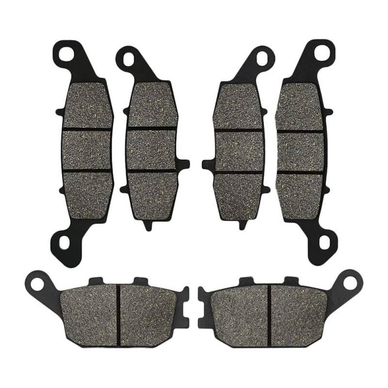Motorrad-Bremsbeläge Für Suzuki GSF650 Für Bandit Für GSF 650 GSR750 SV400 SV650 SV 400 650 DL650 DL1000 V Motorrad Vordere Hinterradbremsbeläge Für Strom DL 650 1000 Bremsbeläge für Motorräder(Front von TUHBCX