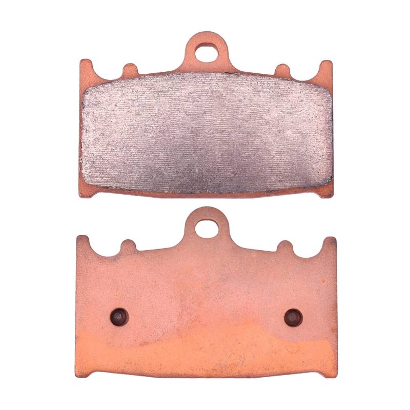 Motorrad-Bremsbeläge Motorrad 650CC Bremsbeläge Vorne Hinten Für KLZ1000 KLZ1000A Für KLZ 1000 Bremsbeläge für Motorräder(1pair Copper Front) von TUHBCX