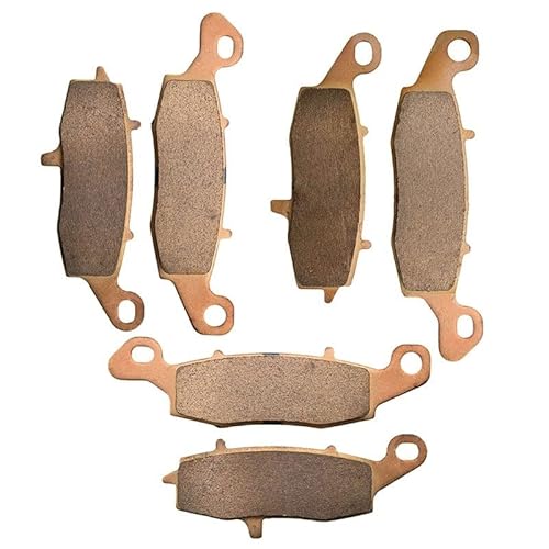 Motorrad-Bremsbeläge Motorrad-Bremsbeläge Vorne Und Hinten Für I Für ZR 750 F Für ZR750F (für ZR-7) 1999–2004 Gesinterter Bremsscheibenbelag Bremsbeläge für Motorräder(Front and Rear) von TUHBCX