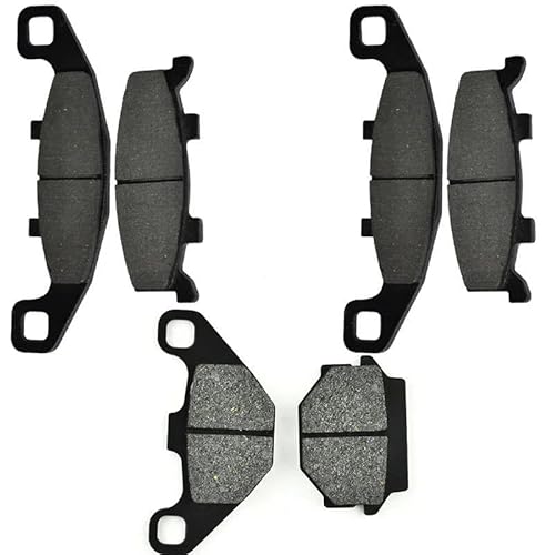 Motorrad-Bremsbeläge Motorrad Bremsbeläge Vorne Und Hinten Für KL650 Für KL 650 B1/B2/B3 Für Tengai 89-92 GPZ500 GPZ 500 S EX 500 E1-E10 94-04 Bremsbeläge für Motorräder(1 Set 6 Pcs) von TUHBCX