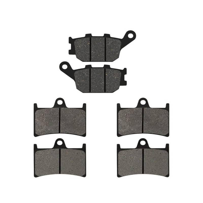 Motorrad-Bremsbeläge Motorrad Bremsbeläge Vorne Und Hinten Für MT-07 Für MT-09 Für MT07 Für MT09 Für YZF-R1 Für YZF-R6 Für YZF600 Für Fazer 8 FZ1 FZ6 FZ8 Bremsbeläge für Motorräder(Front and Rear) von TUHBCX