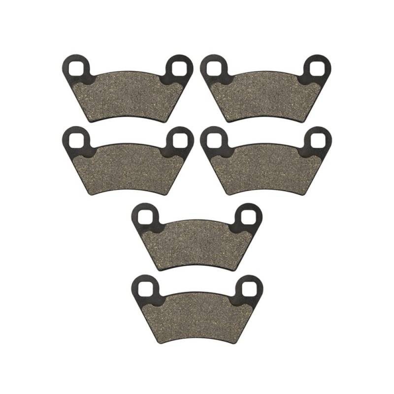 Motorrad-Bremsbeläge Motorrad-Bremsbeläge Vorne Und Hinten Für POLARIS Für PPS Für UTV Für Serie Für Ranger 400 500 700 Für EFI Für XP 700 FA354 Bremsbeläge für Motorräder(3 Pairs) von TUHBCX