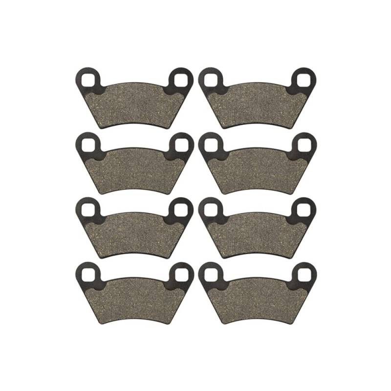 Motorrad-Bremsbeläge Motorrad-Bremsbeläge Vorne Und Hinten Für POLARIS Für PPS Für UTV Für Serie Für Ranger 400 500 700 Für EFI Für XP 700 FA354 Bremsbeläge für Motorräder(4 Pairs) von TUHBCX
