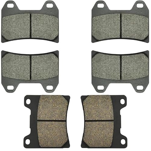 Motorrad-Bremsbeläge Motorrad-Bremsbeläge Vorne Und Hinten Für XJR1300 XJR 1300 5EA1/5EA7 Für Brembo-Bremssättel 320 Mm Für Frontscheiben 1998 1999 Bremsbeläge für Motorräder(1 Set) von TUHBCX