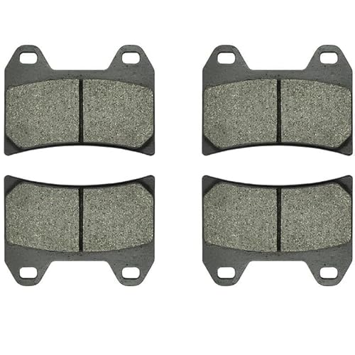Motorrad-Bremsbeläge Motorrad-Bremsbeläge Vorne Und Hinten Für XJR1300 XJR 1300 5EA1/5EA7 Für Brembo-Bremssättel 320 Mm Für Frontscheiben 1998 1999 Bremsbeläge für Motorräder(2 Pairs Front) von TUHBCX