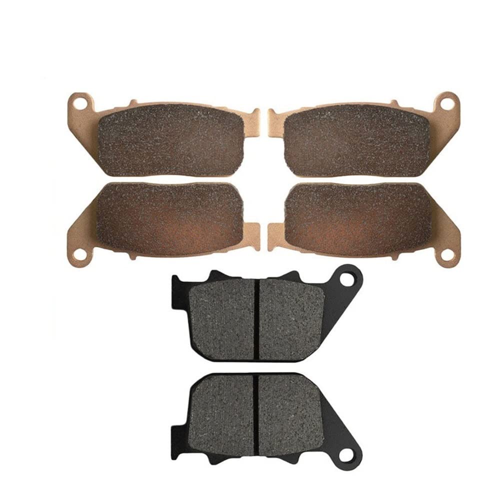 Motorrad-Bremsbeläge Motorrad-Bremsbeläge Vorne Und Hinten Für XL 883 R Für XL883R Für Sportster R 2005-2014 Schwarzer Bremsscheibenbelag Bremsbeläge für Motorräder(Rear Brake Pads) von TUHBCX