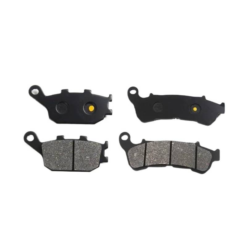 Motorrad-Bremsbeläge Motorrad Scheiben Rotoren Disk Pad Zubehör NC700X Vorne Hinten Bremsbeläge Für NC 700 X/DCT/ABS 2012 2013 Bremsbeläge für Motorräder(1 Front 1 Rear) von TUHBCX