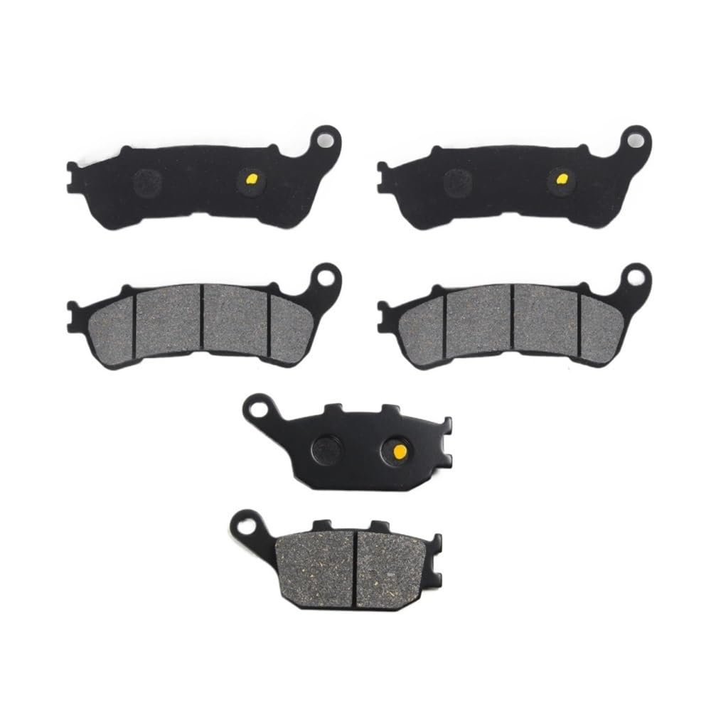 Motorrad-Bremsbeläge Motorrad Scheiben Rotoren Disk Pad Zubehör NC700X Vorne Hinten Bremsbeläge Für NC 700 X/DCT/ABS 2012 2013 Bremsbeläge für Motorräder(2 Front 1 Rear) von TUHBCX