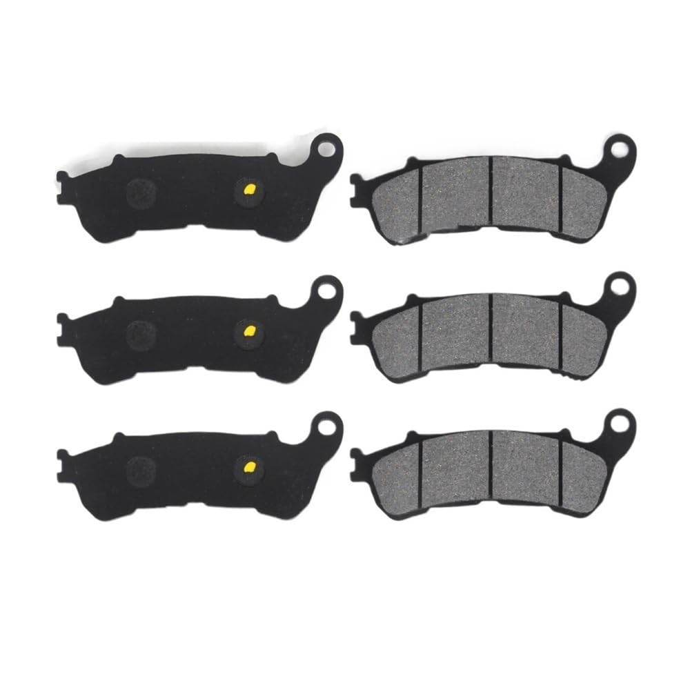 Motorrad-Bremsbeläge Motorrad Scheiben Rotoren Disk Pad Zubehör NC700X Vorne Hinten Bremsbeläge Für NC 700 X/DCT/ABS 2012 2013 Bremsbeläge für Motorräder(3 Pair Front Pads) von TUHBCX