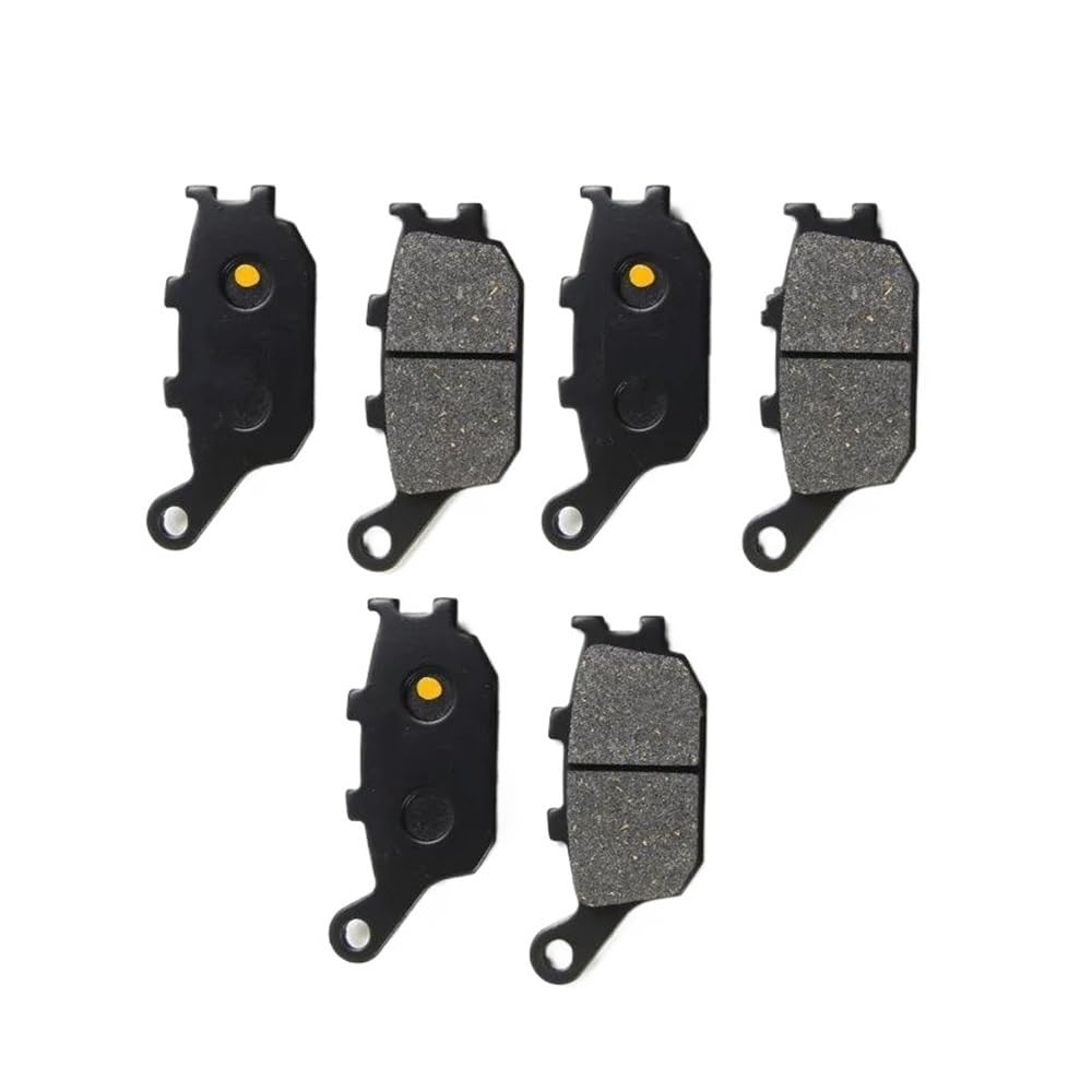 Motorrad-Bremsbeläge Motorrad Scheiben Rotoren Disk Pad Zubehör NC700X Vorne Hinten Bremsbeläge Für NC 700 X/DCT/ABS 2012 2013 Bremsbeläge für Motorräder(3 Pair Rear Pads) von TUHBCX