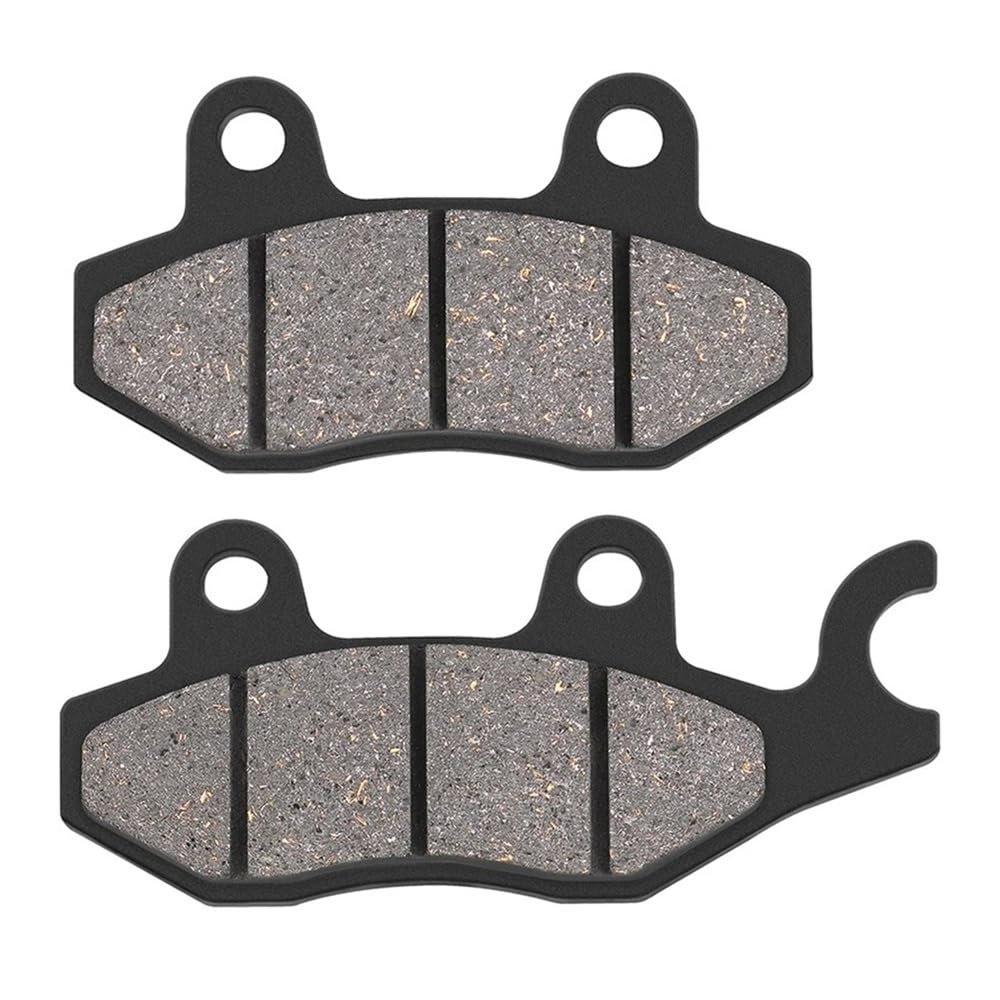 Motorrad-Bremsbeläge Motorrad Semi-Organische Metall Vorne Und Hinten Bremsbeläge Für Daelim Für Roadwin R 125 Fi (VJF125) 2008-2014 VJF 125 Bremsbeläge für Motorräder(Rear) von TUHBCX