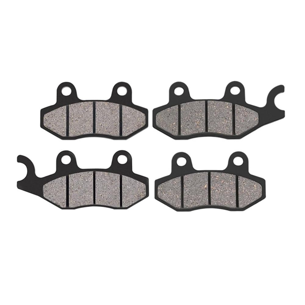 Motorrad-Bremsbeläge Motorrad Vorne Und Hinten Bremsbeläge Für YFM 700R YFM700R Für Raptor YFM 700 2006-2015 YXR450 Für Rhino YXR 660 2004-2007 Bremsbeläge für Motorräder(Front Right Left) von TUHBCX