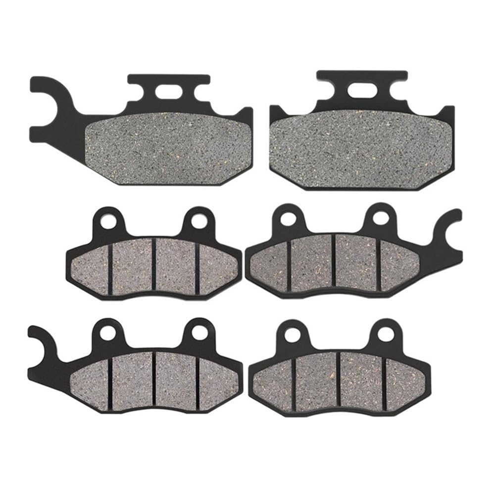 Motorrad-Bremsbeläge Motorrad Vorne Und Hinten Bremsbeläge Für YFM 700R YFM700R Für Raptor YFM 700 2006-2015 YXR450 Für Rhino YXR 660 2004-2007 Bremsbeläge für Motorräder(Front and Rear) von TUHBCX