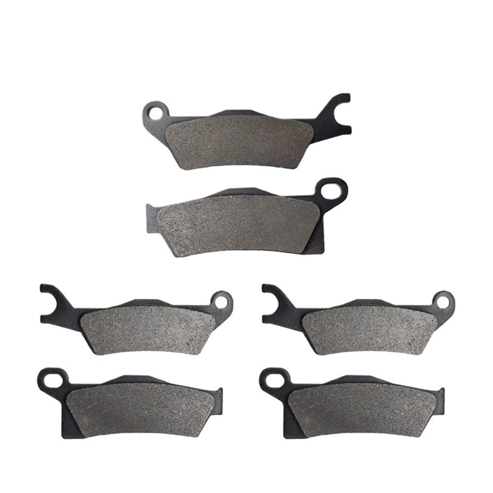 Motorrad-Bremsbeläge Motorrad Vorne Und Hinten Bremsbeläge Set Für Outlander 450 500 Max 650 800 1000 4X4 EFI STD DPS XT ATV ​​2012-2017 Bremsbeläge für Motorräder(Front and Rear Pads) von TUHBCX