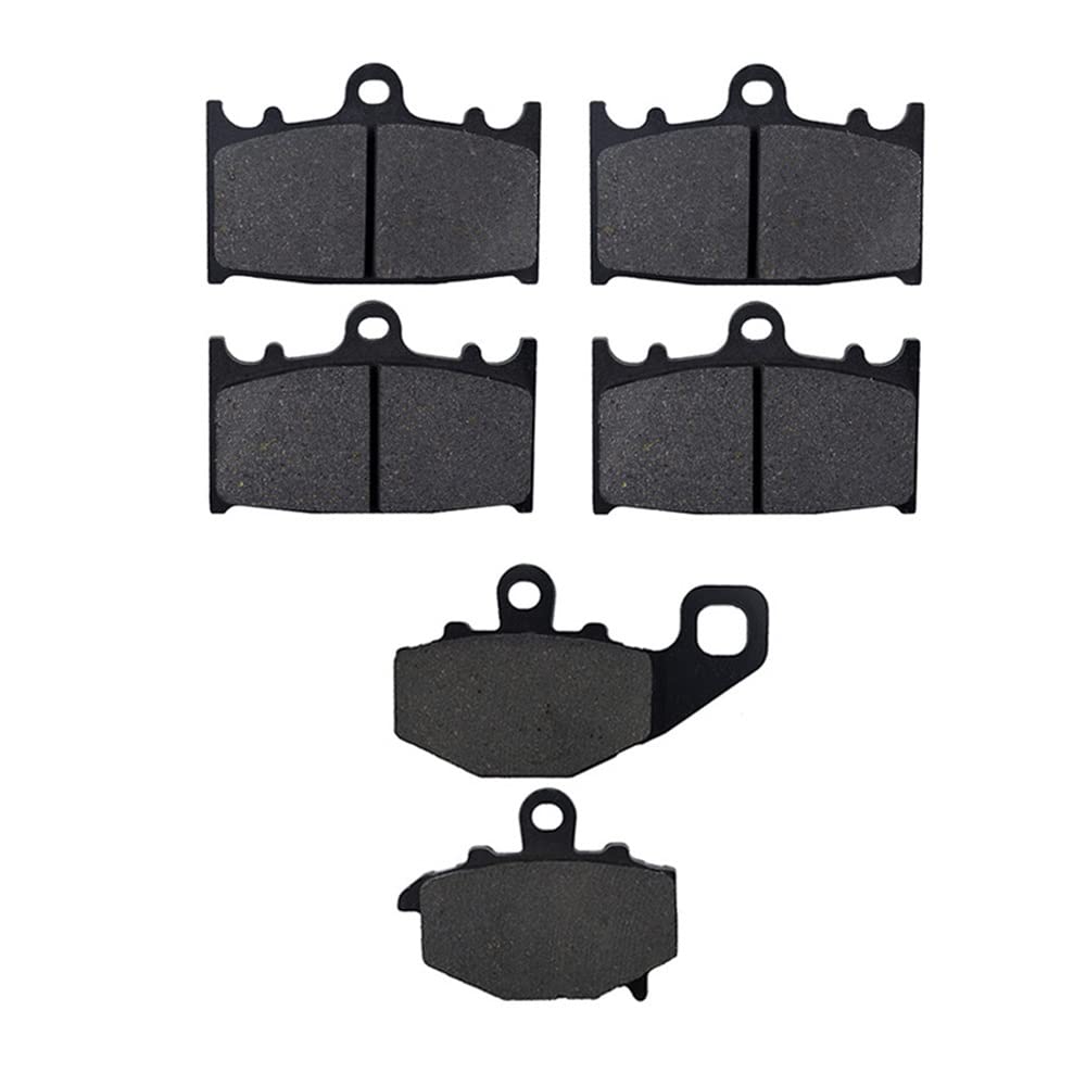 Motorrad-Bremsbeläge Motorradteile Vorder- & Hinterradbremsbeläge Kit Bremsscheibenbelag Für ZZR400 ZX400 N 1993-1999 ZX 6R 9R 600 400 ZX600F ZX9R Bremsbeläge für Motorräder(Front and Rear) von TUHBCX