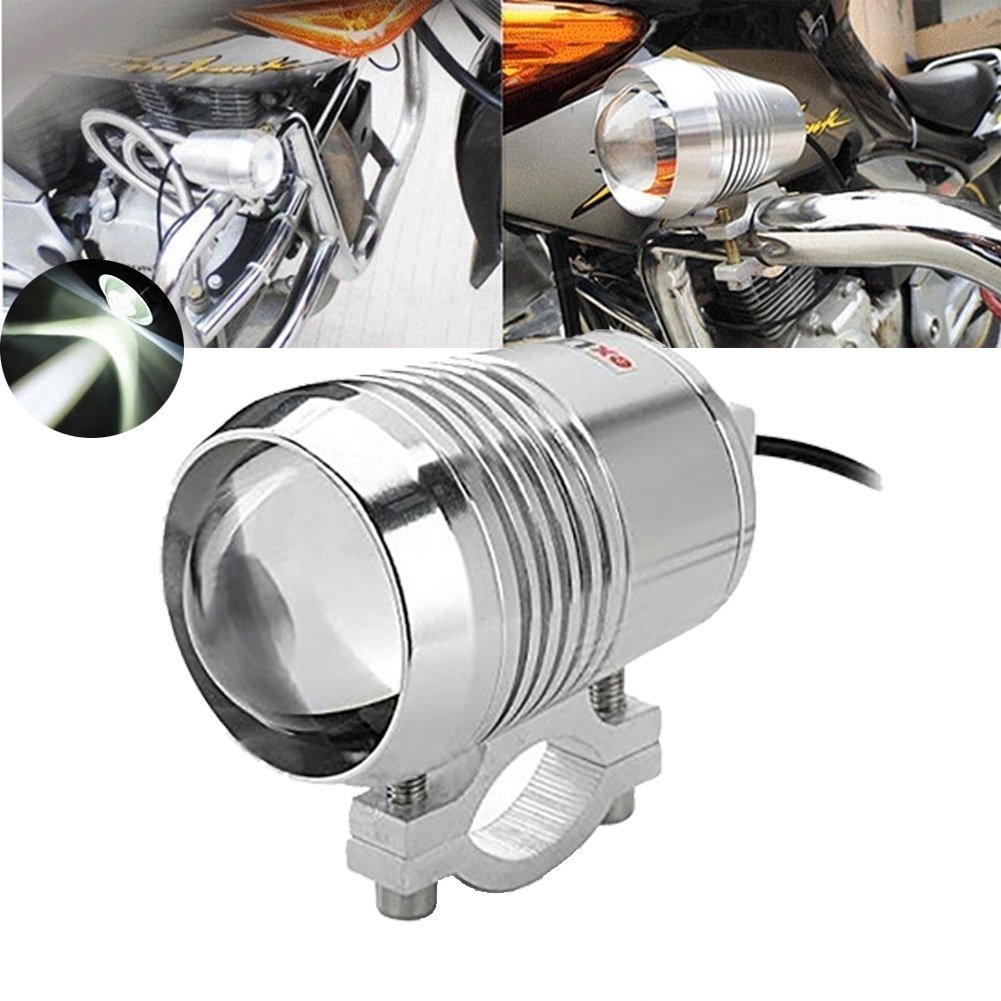 tuincyn Motorrad LED Strahler 30 W CREE U2 U3 Spot Licht mit Aluminium Legierung Gehäuse 6000 K 7000 K Bright Motor Running Beam Licht Lampe Leuchte (1er Pack) von TUINCYN