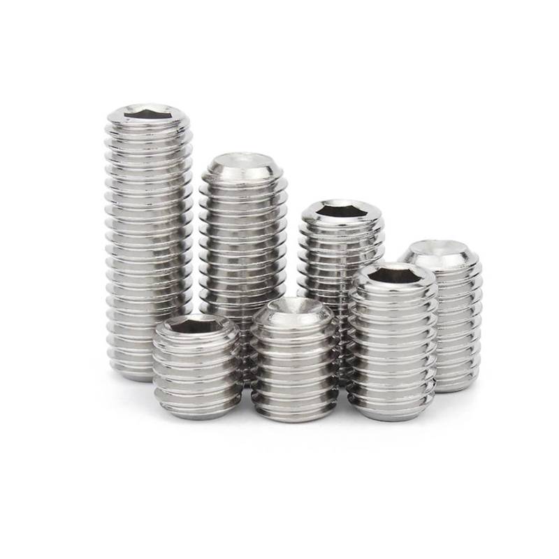 TULDYS M3 M4 M5 M6 M7 M8 Feingewinde Schwarz 12,9 Stahl Innensechskant Innensechskant Ringschneide Madenschraube Gewindestift(304 Steel,25pcs M6x0.75x6) von TULDYS