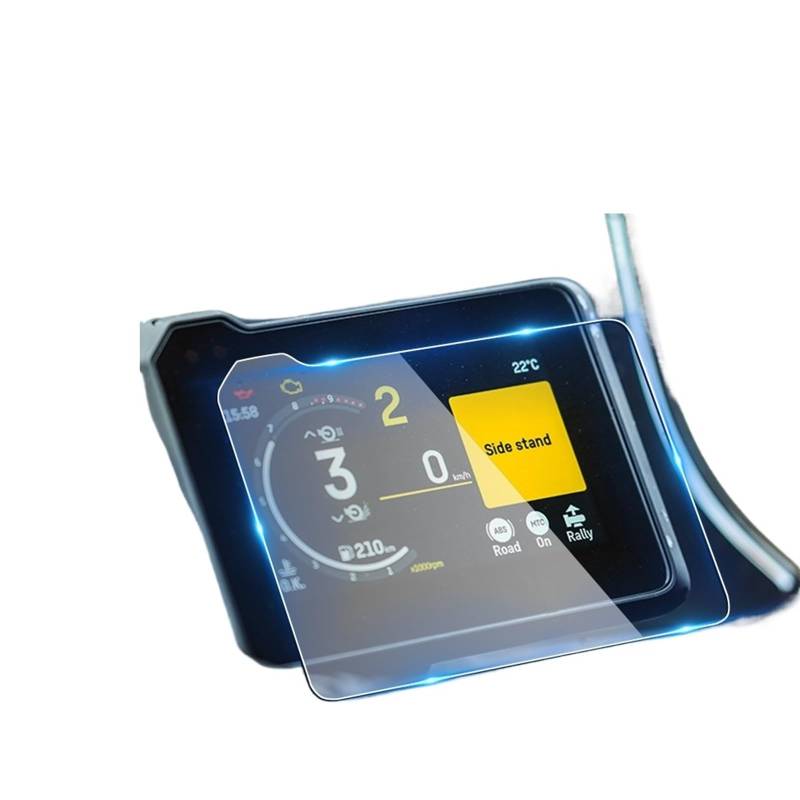 TUMEXI Motorrad Scratch Cluster Screen Dashboard Schutz TFT LCD Instrument Film, for Husqvama Norden 901 Norden901 2022 Displayschutzfolie für das Armaturenbrett von Motorrädern(2 Sets) von TUMEXI