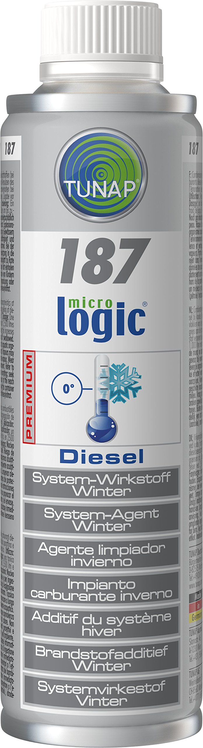 Tunap 187 Dieselkraftstoffzusatz gegen Frostschutzmittel Diesel von TUNAP