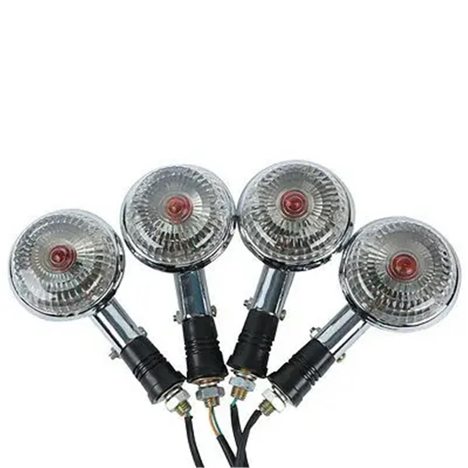 Motorrad-Blinkeranzeige Blinker Bernsteinlicht Kompatibel mit Yamaha V-MAX1200 V-Star XVS400 XVS650 XVS1100 das ganze Jahr Virago XV1100(2pcs Clear) von TUNRKHWCL