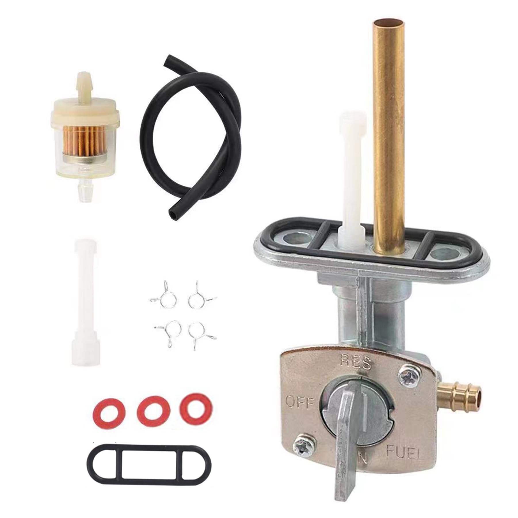 Fuel Vavle Benzinhahn Abschaltung Tank Schalter für Yamaha TTR 90 125 225 230 250 Timberwolf Bear Tracker Big Bear 250 Grizzly Raptor Warrior Wolverine 350 Moto-4 Suzuki Quadsport 400 Kawasaki KLF 300 Fuel Vavle Benzinhahn Abschaltung Tank Schalter für Yamaha TTR 90 125 225 230 250 Timberwolf Bear Tracker Big Bear 250 Grizzly Raptor Warrior Wolverine 350 Moto-4 Suzuki Quadsport 400 Kawasaki KLF 300 von TUYOMEII