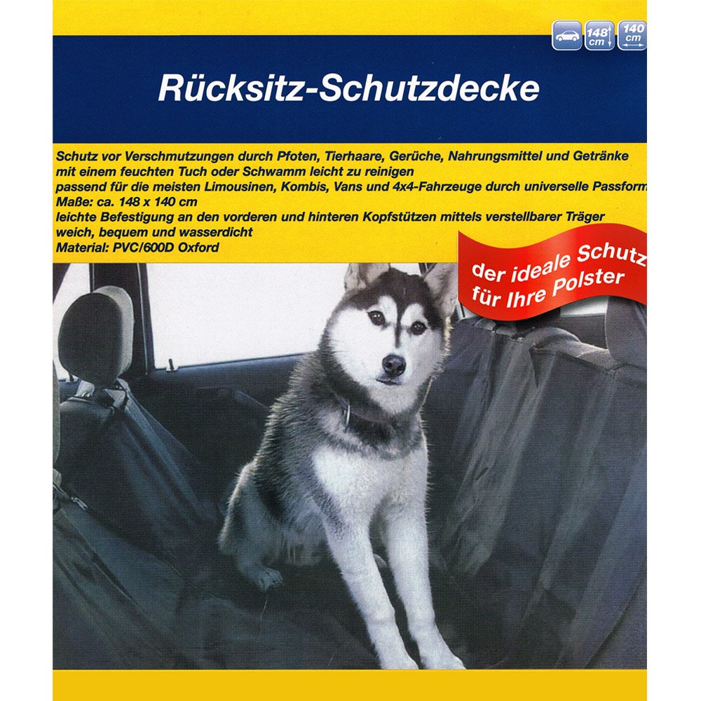TW24 Rücksitzschutzdecke - Hundedecke - Decke - Rücksitzdecke - Schutzdecke 148x140cm von TW24