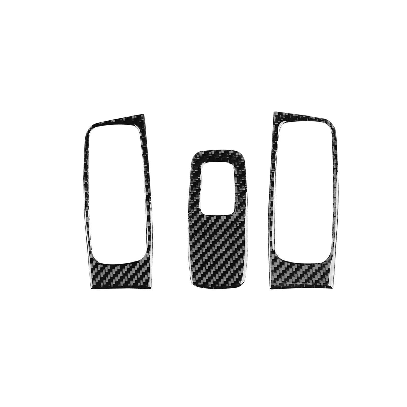 Aufkleber Abdeckung Mittelkonsole Für 992 911 2019-2024 Carbon Fiber Fensterheber Schalter Panel Innen Auto Zubehör Soft Cover Tuning Aufkleber Auto Trim Rahmen Abdeckung Trim(Black Carbon Fiber) von TWMEU