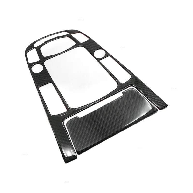 Aufkleber Abdeckung Mittelkonsole Für A4L Für A5 2009-2016 Für Q5 2009-2018 Carbon Fiber Center Control Gear Shift Panel/Zigarettenanzünder Rahmen Abdeckung Aufkleber Verkleidung Mittelkonsole(Typ von TWMEU