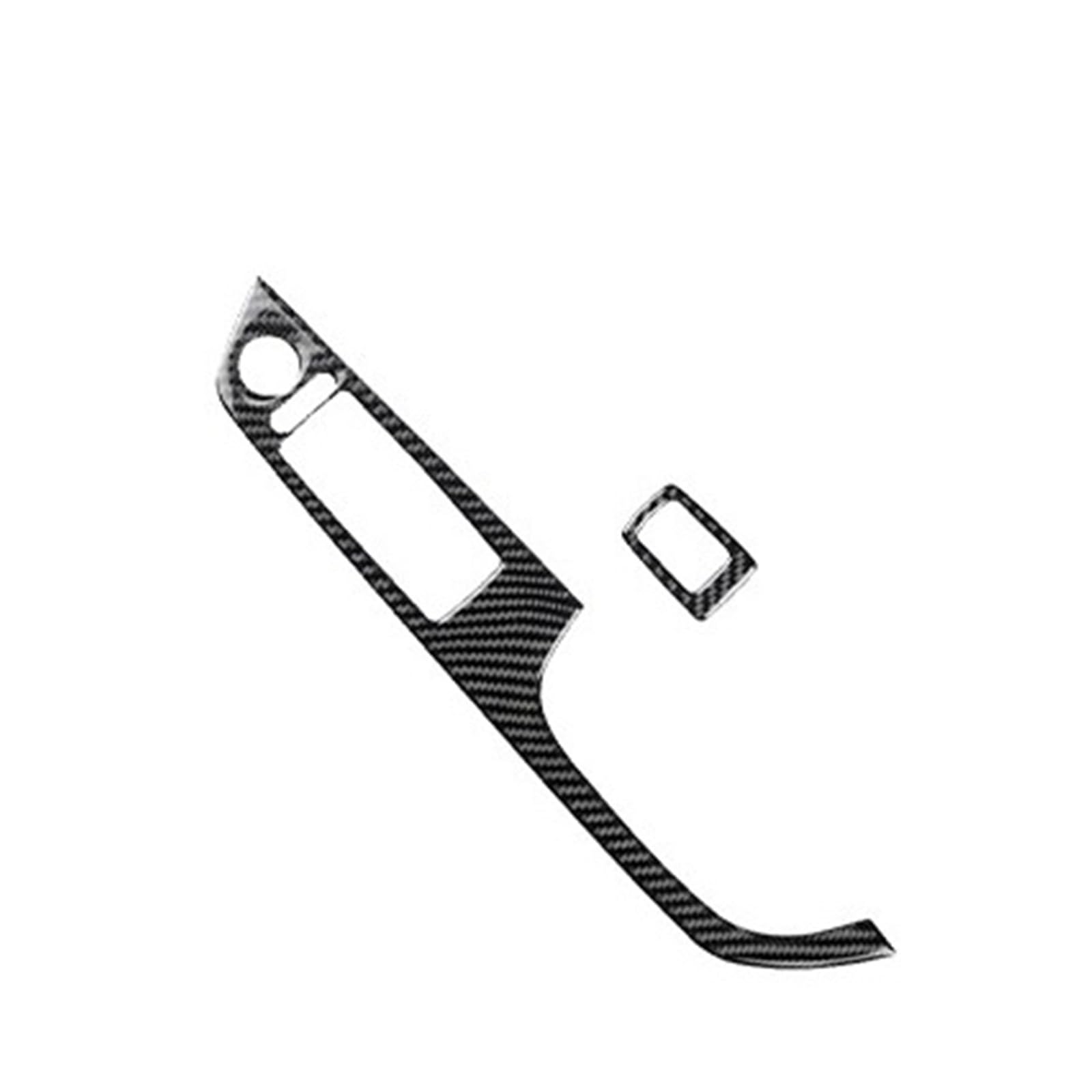 Aufkleber Abdeckung Mittelkonsole Für E90 E92 E93 Kohlefaser-Aufkleber Fensterheber-Steuerung Fensterschalter Dekor Armlehne Panel Trim Car Styling Rahmen Abdeckung Trim(N Style) von TWMEU