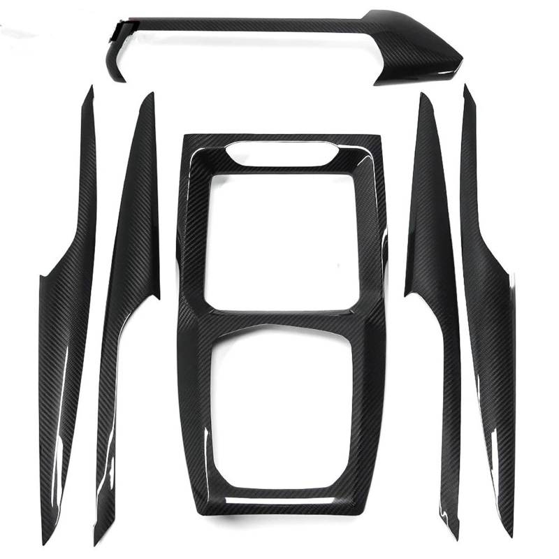 Aufkleber Abdeckung Mittelkonsole Für X3 G01 2022 2023 Real Carbon Fiber Car Styling Zentrale Konsole Schalthebel Abdeckung Panel Trim Innen Zubehör LHD Rahmen Abdeckung Trim von TWMEU