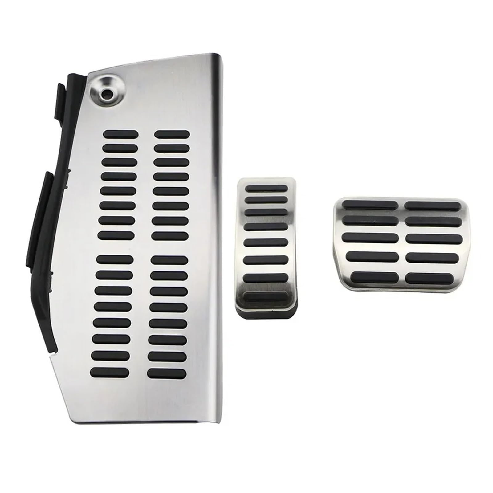 Autobremspedal Für A3 S3 8L 1995-2003 Teile Zubehör Edelstahl Auto Pedale Gaspedal Bremse Kupplung Rest Pedal Abdeckung Bremspedal Fußpedal(at with Rest) von TWMEU
