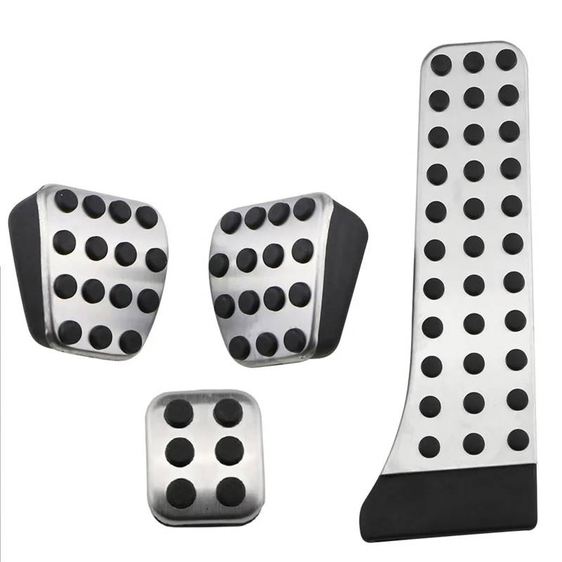 Autobremspedal Für Benz W124 W202 W203 W140 W208 W210 W211 W220 R170 R171 Für R-Klasse Bremse Kupplung Pedal Pad Abdeckung Zubehör Auto Pedale Bremspedal Fußpedal(MT Without Rest) von TWMEU